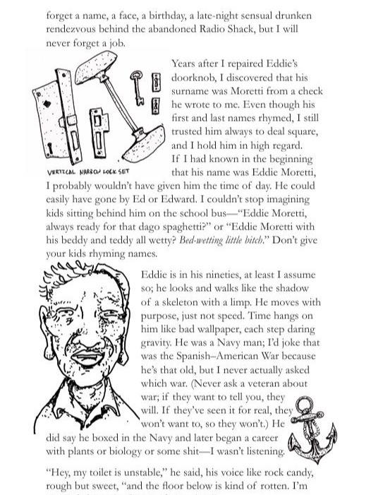 Measure Twice, Die Once - An Illustrated English Fiction Vignette with Fun Drawings