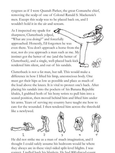 Measure Twice, Die Once - An Illustrated English Fiction Vignette with Fun Drawings